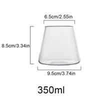 Japanese Mount Fuji Glass Cups, Creative Heat-resistant Milk Coffee Mug, Bar Wine Accessory Whiskey Glass, Transparent Tea Cup 201-300ml white