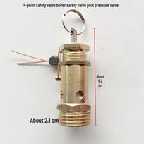 3000W Steam Generator Safety Valve, 4-Point Pressure Relief Boiler Accessory 1x 4-point Safety Valve