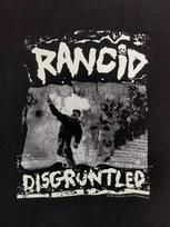 Vintage Rancid Disgruntled Promo Tee Punk Rock Metal Black Unisex Shirt WA0935 XL white