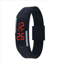 Outdoor Kids Sports Wristwatches Touch Digital Watch Electronic Watch LED Touch Wrist Watch #10 black