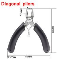 Įstrižainės replės Mini varžtų kirpimo replės Mažos minkštos elektroninės kirpimo replės Diagonal pliers gray