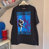 Vintage Style Guns N Roses Use Your Illusion II T-Shirt and kids shirt Double Side Size S-4XL 110 blue