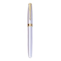 Signature Pen Patogios rankenos metalinis verslo rašiklis Sklandžiai rašantis, patvarus elegantiškas rašiklis, skirtas biuro namams sidabras