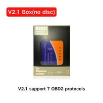 Bluetooth ELM327 OBD2 Klaidų Skaitytuvas Skeneris V1.5/V2.1 Automobilio Diagnostikos Įrankiai Skirta Android/iOS/Windows 16PIN Sąsaja Automobilių