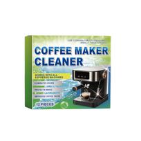 Coffee Machine Descaling Tablets, Coffee Machine Cleaning, Coffee Stain And Dirt Maintenance, Filter Screen Cleaning, Effervescent Tablets. žalia