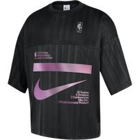 Nike NBA komandos 31 mados logotipas, minkšti, laisvi, trumparankoviai marškinėliai vyrams, viršutiniai drabužiai HM6327-010 XL black