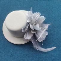 Makeup Prom Flower Pillbox Hat 13cm Cocktail Hats Fashion Kids Fascinators Hats  Holiday pilka