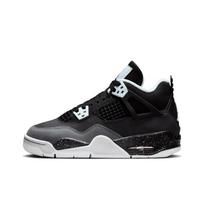 Air Jordan 4 Retro GS Fear 2024 Vaikiški sportbačiai Juodi Balti Antracito FQ8213-002 36 black