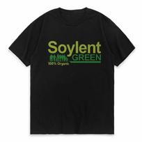 Soylent Green Letter Print T Shirt Season Mens Fashion Pattern Shortsleeved Tshirt Retro Style Hipster Breathable Casual Tees S juoda