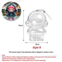 Organizer Portable Box For Skullpanda Protective Case For Skullpanda Winter Symphony And Impressionnisme Series Plush Dolls Gift white