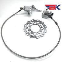 110cc 125cc Atv Quad Dirt Bike Front Brake Hydraulic Caliper Brake Disk Disc Brake Pads Handbar Assy gray