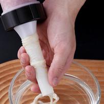 Manual Sausage Stuffer Hand Operated Sausage Maker Compact for Home Use Compatible with Natural Casings 3 Nozzles 23mm 19mm 15mm China Mainland gray