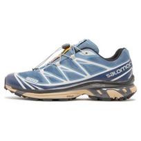 SALOMON XT 6 Fabric Slip Resistant Abrasion Resistant Low top Running Shoes Men's Blue L41394900 42 gray