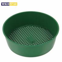Plastikinis sodo sietas Riddle Green, skirtas kompozicinei žemei, akmens tinklelis, sodo įrankis, skirtas filtruoti dirvožemio kultivavimui gėlių vazonuose 21*5cm black