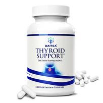 Thyroid Support Capsules, Iodine Vitamin B‑12 Selenium L‑Tyrosine Herbal Dietary Supplement, 120 Capsules 120 Capsules