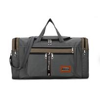 Travel Bag Large Capacity Handbag Portable Outdoor Carry Luggage Convenient Practical Male'S Weekend Duffle Bags Random Letters tamsiai pilka spalva