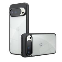 Google Pixel 10 Pro XL dėklas Atsparus smūgiams Matinis odos pojūtis Matinis PC+TPU Atsparus pirštų atspaudams Skaidrus dangtelis Google Pixel 10 Google Pixel 10 Pro XL skaidri