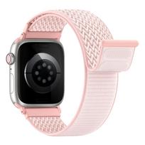 Nylon Loop Strap for Apple watch band 44mm 40mm 41mm 42mm 46mm 49mm Elastic correa bracelet iWatch series 11 10 9 8 se Ultra 3 2 38 40 41 42(S11-10) vidurnakčio mėlyna spalva