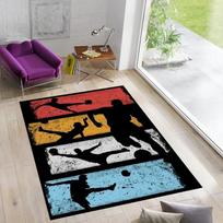 Futbolo Aikštelės Kilimas Futbolo Kilimas Sportinis Kilimas Žaidimų Kilimas Sporto Kambario Kilimas Kilimas Hypebeast Kilimas Plotinis Kilimas Kilimas Unikalus Kilimas Dovana Jam 120x160cm gray