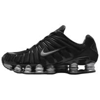 Nike Shox TL Black Metallic Cool Grey Unisex Sneakers Dark-Smoke IQ0299-010 47.5 black