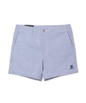 POLO RALPH LAUREN Polo Prepster Seersucker Shorts - Blue Blue/M white