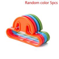 5/10vnt. Maišų nešimo rankenos Plastikiniai pirkinių maišelių keltuvai Patogi rankena Nešiojimo laikiklis Darbą taupantis virtuvės įrankis 5PCS red