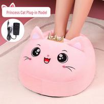 WEZHO Princess Cat Electric Foot Warmer gray