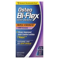 Osteo Bi-Flex, sąnarių sveikata, triguba jėga + MSM formulė, 80 dengtų tablečių