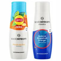 2x SodaStream Lipton Ice Tea Peach Zero Syrup Sugar Free + Isotonic Isotonic