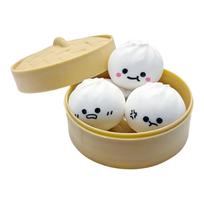 Cm 6 Giant Dumpling Bao Bun Toy Mega Rainbow Stress 3Pcs White Fun Desk  Gift Toy For Kids  Adults Skateboard Suitable For All Ages Kids Adults beige