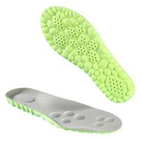 1 Pair Memory Foam Kids Shock Absorption Moisture-Absorbing Sports Insole Insoles Breathable Insoles for Boys 33 34 beige