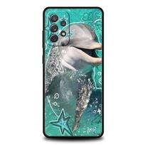 Phone Case For Samsung Galaxy A17 A15 A13 A51 A71 A41 A31 A21S A07 A03S A05 A35 A55 A23 A25 A33 A53 A73 5G Cover Ocean Dolphin Galaxy A23 gray