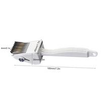 Meat Tenderizer 8 Blades Meat Slicing Pounder Squid Cutting Knife Pig Skin Chicken Gizzard Knife For Pork Fish Kitchen Gadgets white