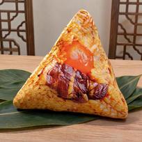Drakonų valčių šventės Zongzi pliušinis raktų pakabukas - Druskinis kiaušinis ir šviežia mėsa 15cm orange