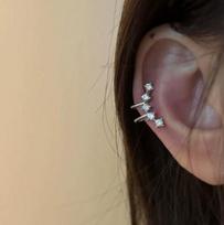Ear Cuff for Women, Open Cuff Earring Wrap, Non-Pierced Earring Jewelry one size sidabras
