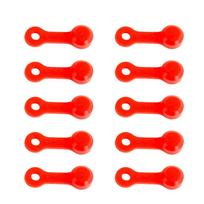 Grease Nozzle Silica Gel Brake Clamp Accessories Bike Bleed Nipple Cover Oil Nipple Set Dust Cap red-10pcs