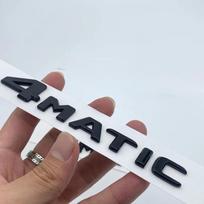 Blizgios juodos 3D ABS raidės GLC300de GLC300e GLC350e GLC400e 4Matic emblema Mercedes Benz GLC X253 automobiliui bagažinės logotipo lipdukas PQ7 black