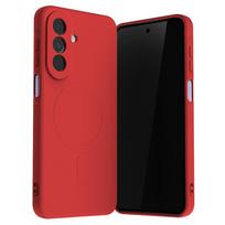 Mercury MagSafe Semi-Silicone Case for Samsung Galaxy A27 red