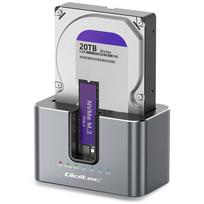 Qoltec 2in1 HDD SSD docking station SATA m.2 NVMe