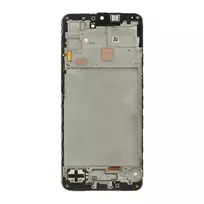 LCD display + Touch Unit + Front Cover Samsung A165 Galaxy A16 4G Black (Service Pack)