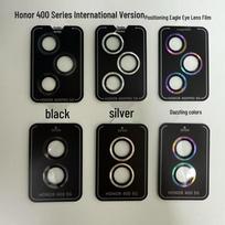 Honor 400 Pro Eagle Eye Rear Camera Metal Lens Protective Film 【Eagle Eye Positioning Second Fit】Dazzling One black