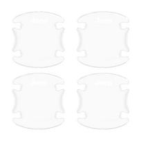 Automobilio kėbulo apsauga nuo susidūrimų juosta Automobilio durų rankenų dubenėlių apsauginis lipdukas nuo įbrėžimų Jeep Compass priedas Renegade Wrangler Gladiator Cherokee JL 4pcs white