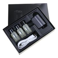 Car Air Freshener with Adjustment Intensity Small Car Aromas Diffusers Metal gray