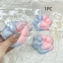 Katės Letenos Squishy Žaislas Minkšti Suspaudžiami Žaislai Streso Atsipalaidavimui Šeimos Squishy Juokingi Fidget Žaislai Vaikams Suaugusiems Vakarėlio Smulkmenos orange