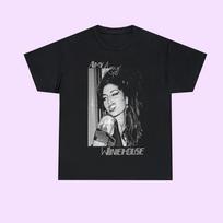 Amy Winehouse signature Gift For Fans Unisex All Size Shirt NW07 Unisex T-Shirt XXXL gray