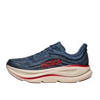 HOKA ONE ONE Bondi 9 Mesh Cushioning Abrasion Resistant Breathable Rebound Low top Running Shoes Men's 1162011-TDRC 40 gray