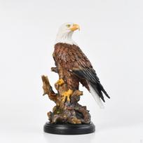 Erelio statulėlės skulptūra svetainei, Detali figūrėlė namų biuro stalui, Realistiška brown