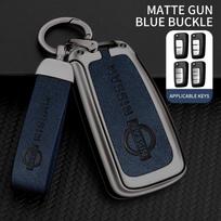 yxkpz10 Zinc Alloy Leather Car Key Cover Case Nissan Qashqai Juke X-Trail Patrol Note Leaf Altima Maxima Murano Tiida Teana Rogue Sentra