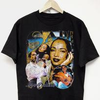 Sade Love Deluxe T-shirt vintage band concert merch hip hop rap tee streetwear L beige