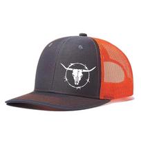 Bull Head Print Mesh Trucker Baseball Cap